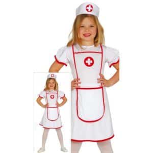 Sygeplejerske Børnekostume Hvid